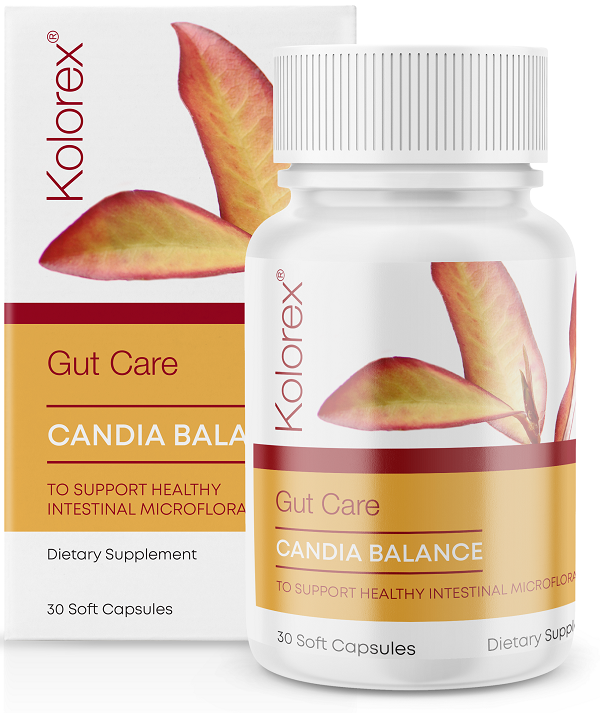 Kolorex Gut Care Candida Balance 30 Soft Capsules 